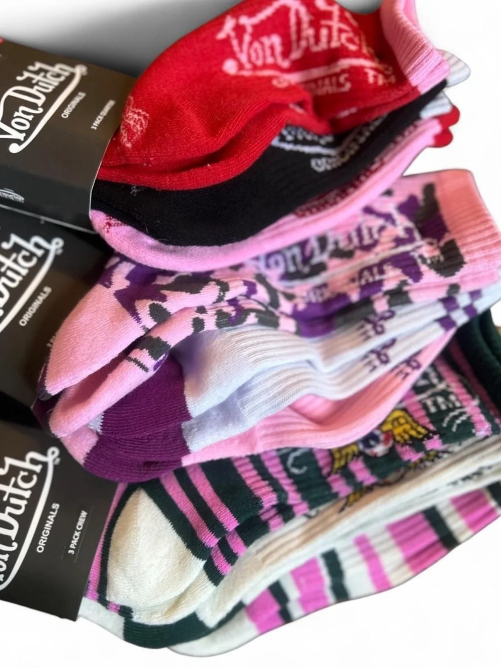 NWT Von Dutch sock bundle. 9 pair.